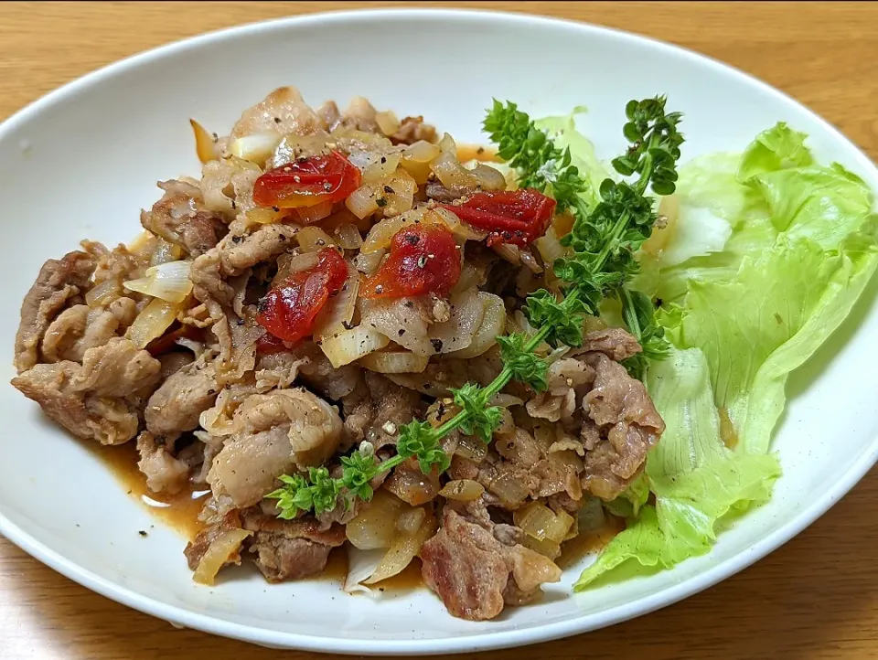 Snapdishの料理写真:糀甘酒で豚丼|Aya☺︎さん