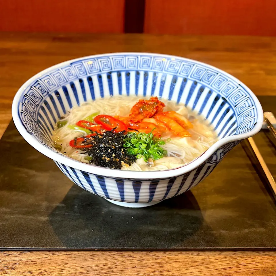 ミョルチククス風にゅうめん|ぞうさんのお台所さん