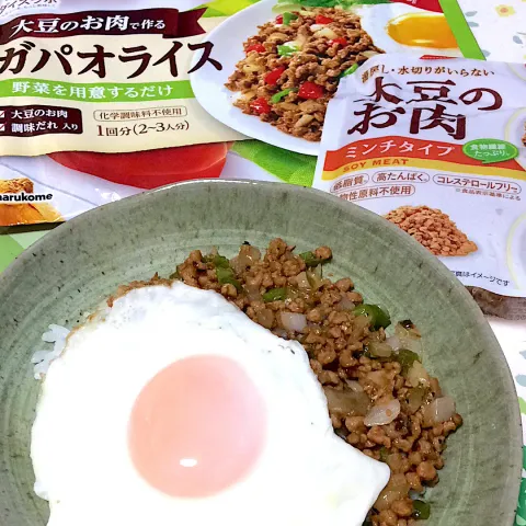 「ダイズラボ ガパオライス」を使ってみたSnapdishの料理・レシピ写真:【ダイズラボ】ガパオライス