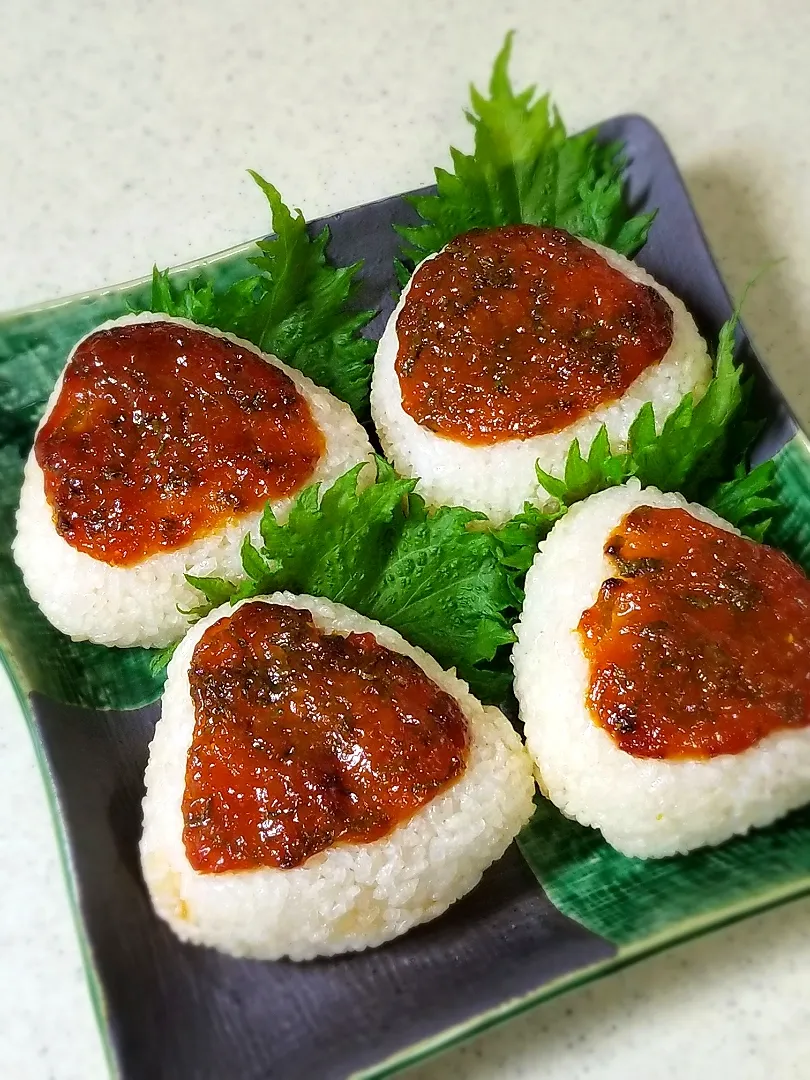 お疲れ会🍴大葉味噌焼きおにぎり|ぱんだのままんさん