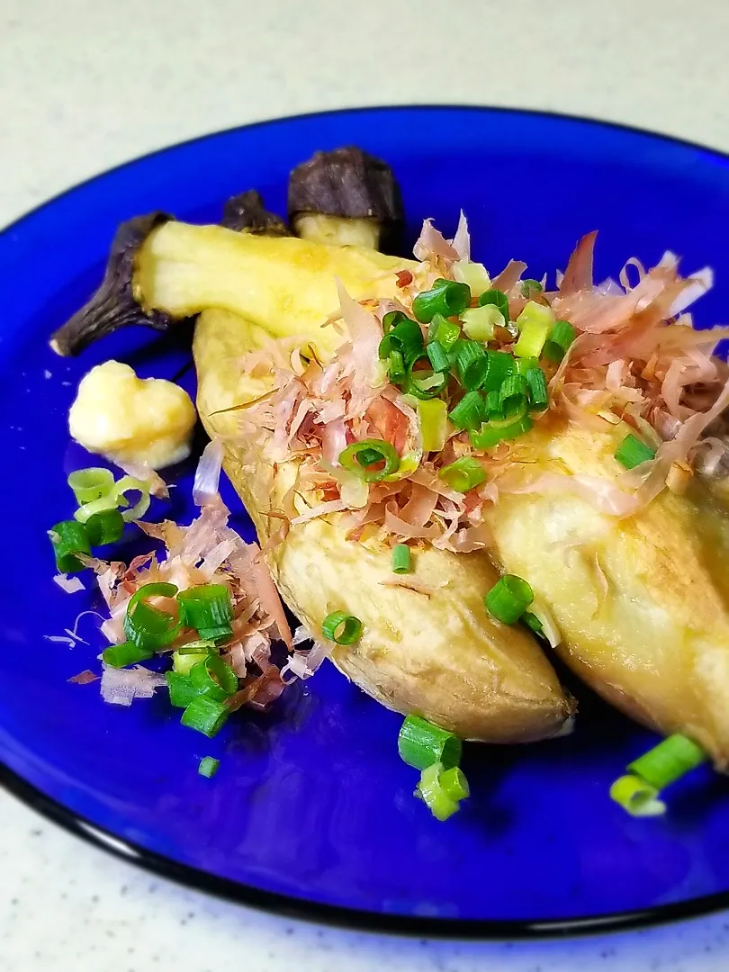 お疲れ会🍴パパが大好きな焼き茄子|ぱんだのままんさん