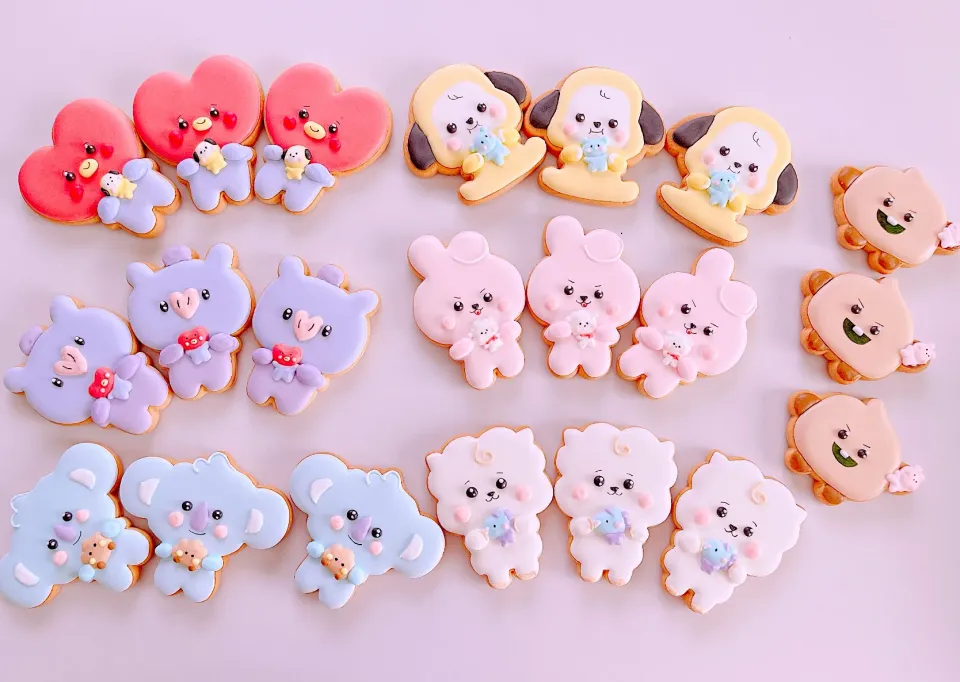 Snapdishの料理写真:BT21クッキー♡|marin sugarさん