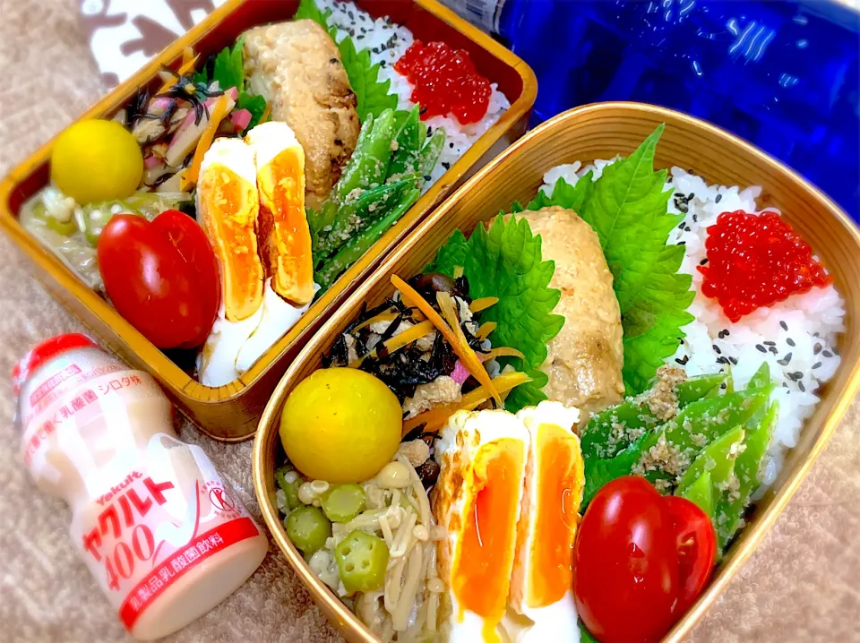 Snapdishの料理写真:今日の夫婦弁⁽⁽ ◟(灬 ˊωˋ 灬)◞ ⁾⁾💕|桃実さん