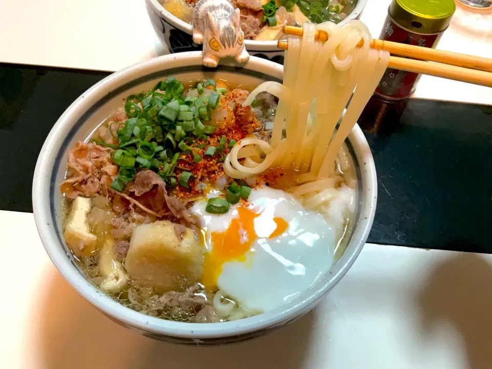 牛丼風？　すき焼き風？の肉うどん。|Takeshi  Nagakiさん