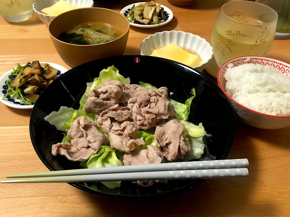 Snapdishの料理写真:豚しゃぶ|saknさん