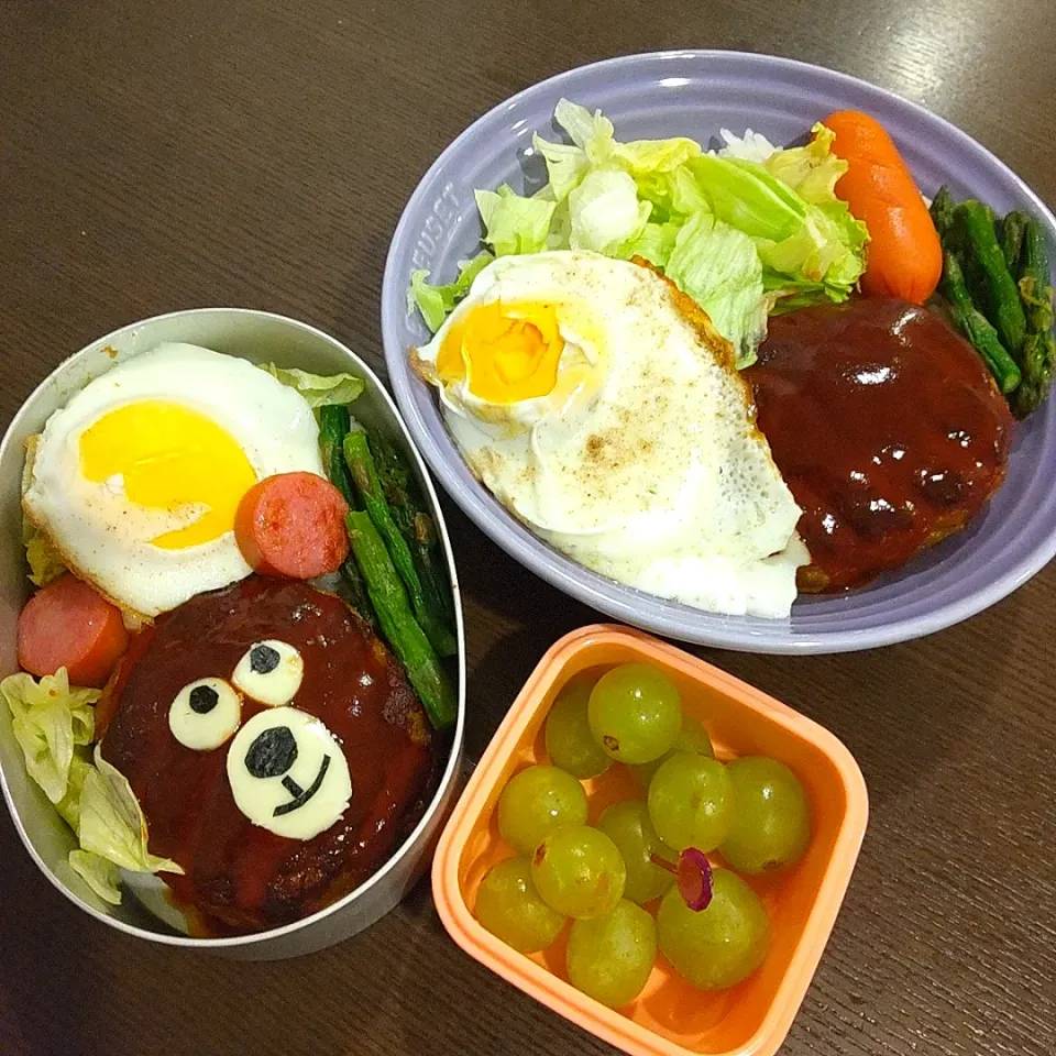 ロコモコ丼弁当🍱|Rieさん