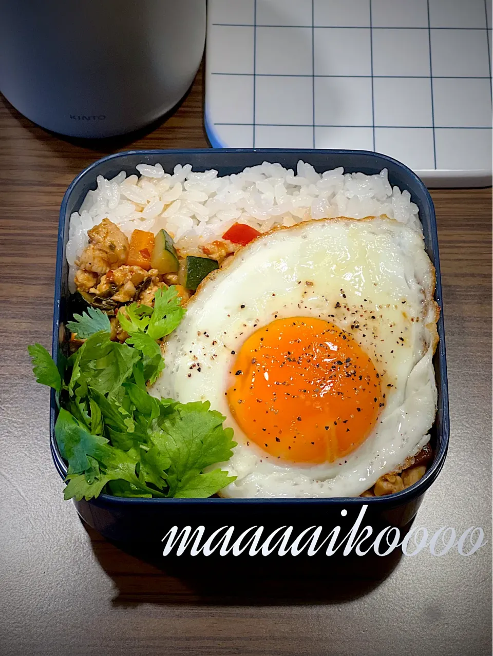 ガパオライス弁当🍱|マイコさん