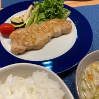 Snapdishの料理写真:ポークステーキ|青菜さん