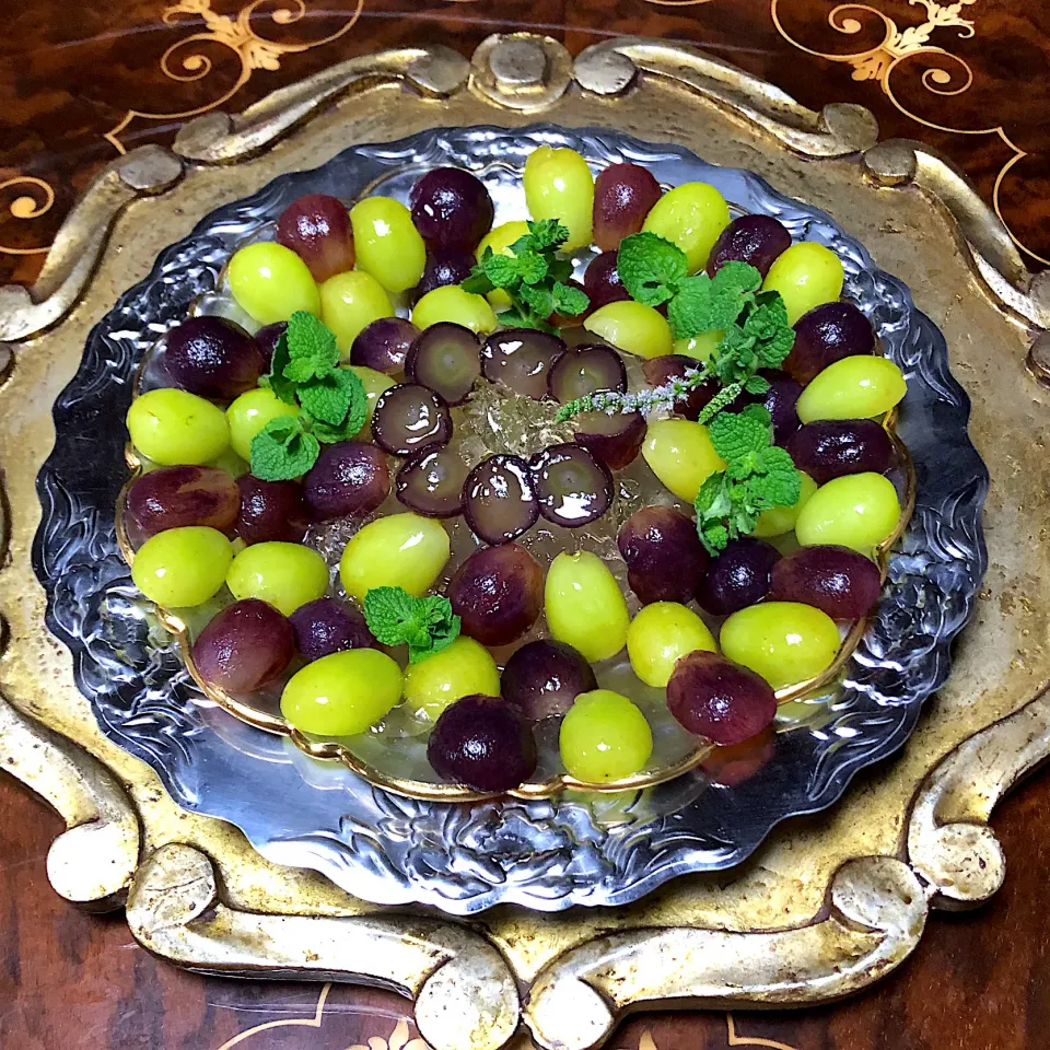 henryさんの料理 シャインマスカット🍇巨峰ゼリー|henryさん