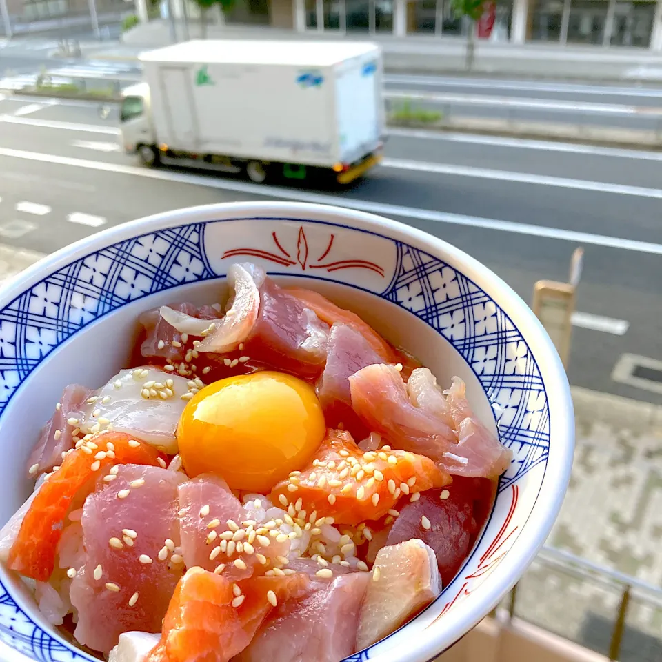 朝から海鮮丼|Kさん