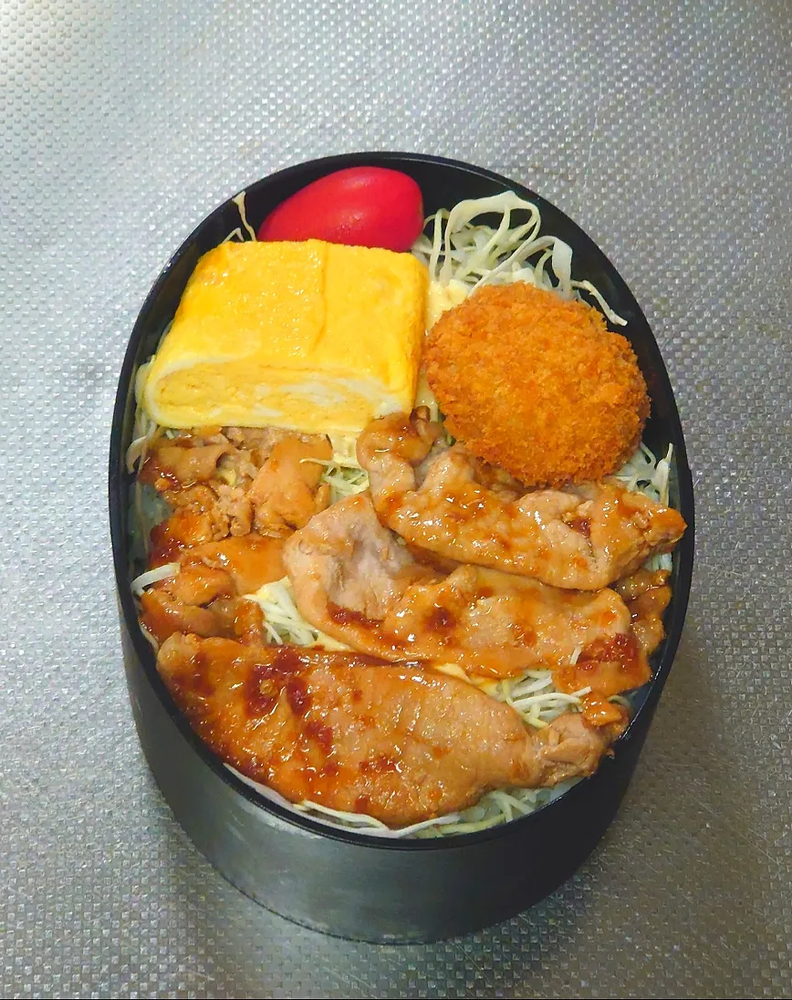 豚生姜焼き丼弁当|黒川克博さん