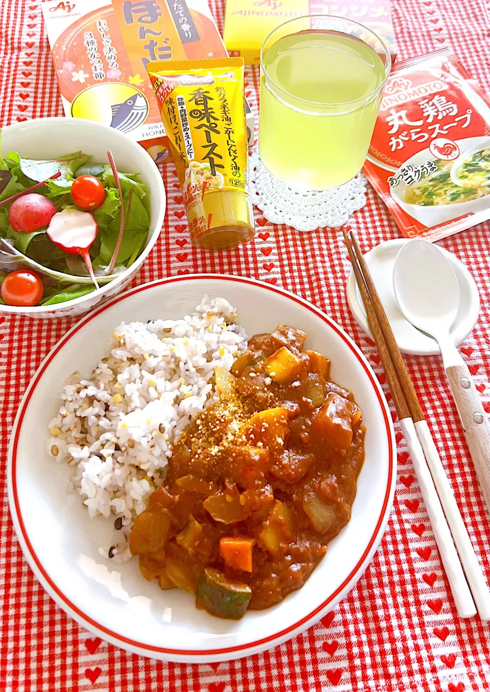 Snapdishの料理写真:ゴロゴロ野菜の無水カレー|＊Aloha＊さん