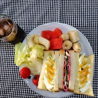 Snapdishの料理写真:朝のワンプレート|すぽっくさん