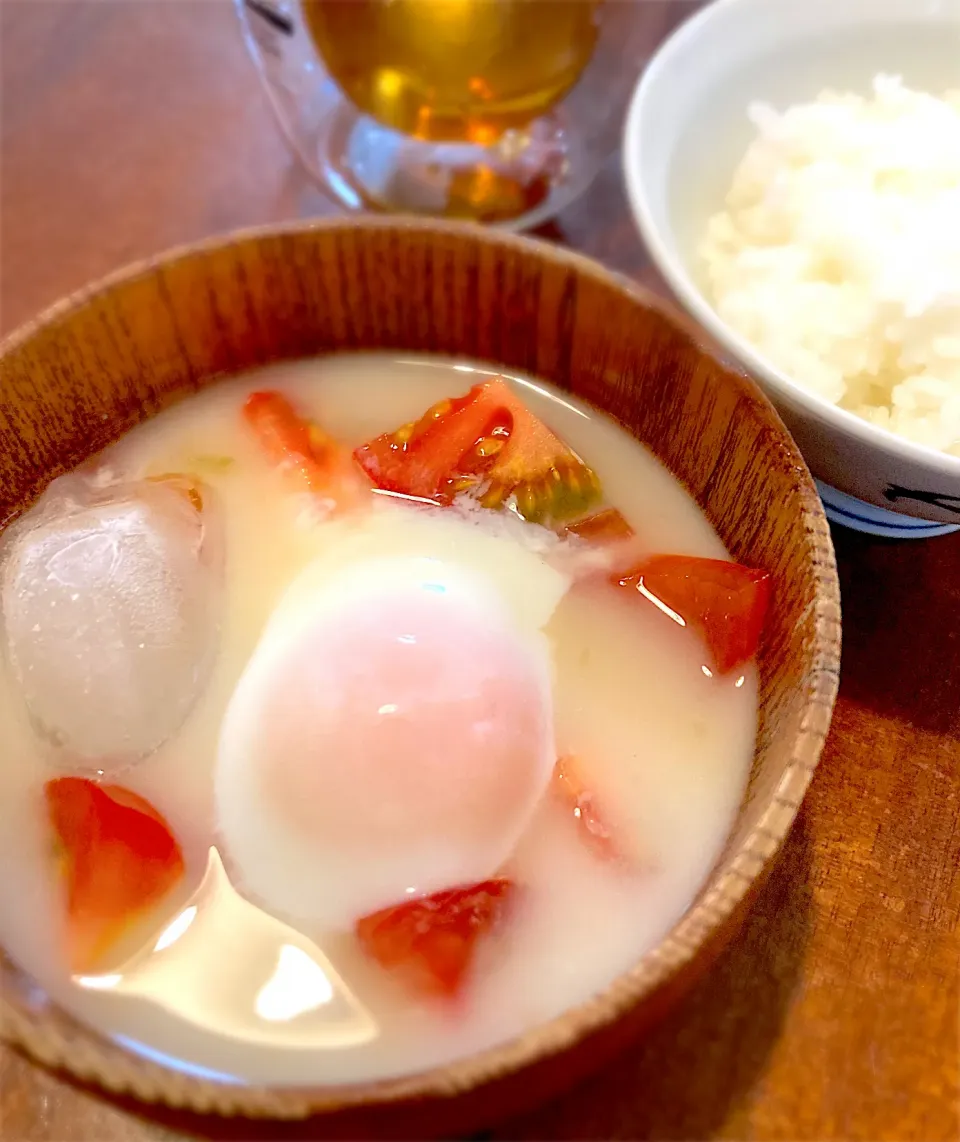 温玉冷やし味噌汁|こじまるさん