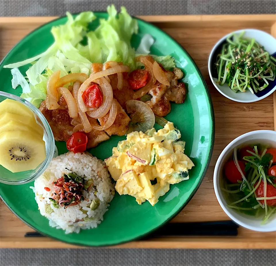 生姜焼きランチ🥢|ともえ☆さん