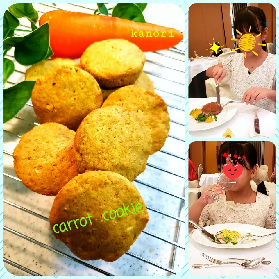 carrot🥕 cookies～親子マナー教室参加|かのりさん