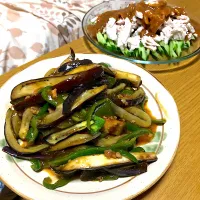 Snapdishの料理写真:麻婆茄子　　棒棒鶏|石川洋子さん