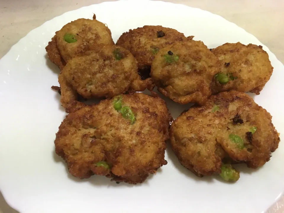 鶏挽き肉と大和芋のふんわり揚げ|ももさん