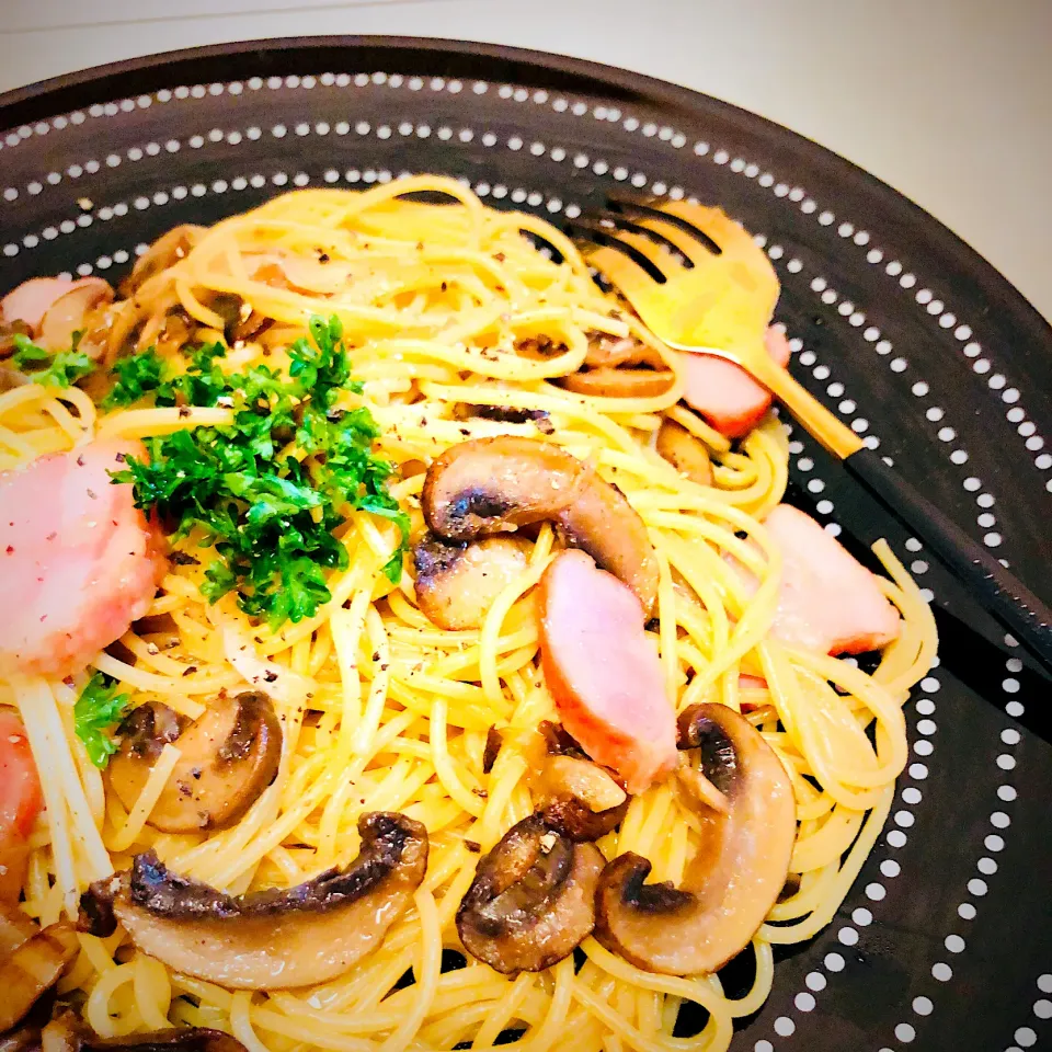 きのこパスタ🍝|ユミさん