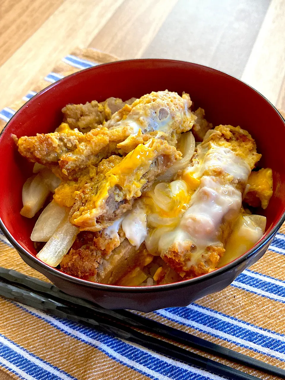 Snapdishの料理写真:カツ丼😋主人作|renharuruさん