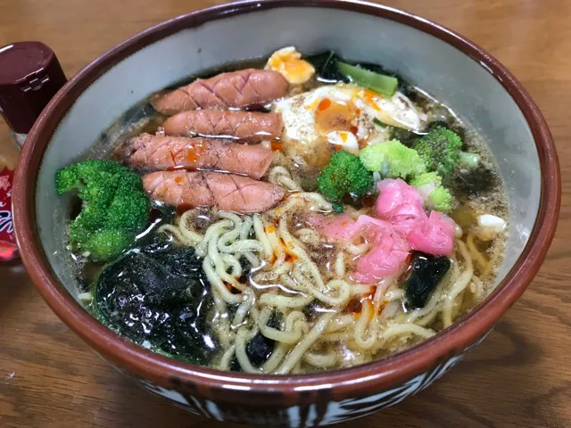 マルちゃん正麺🍜、醤油味❗️(^○^)✨|サソリさん