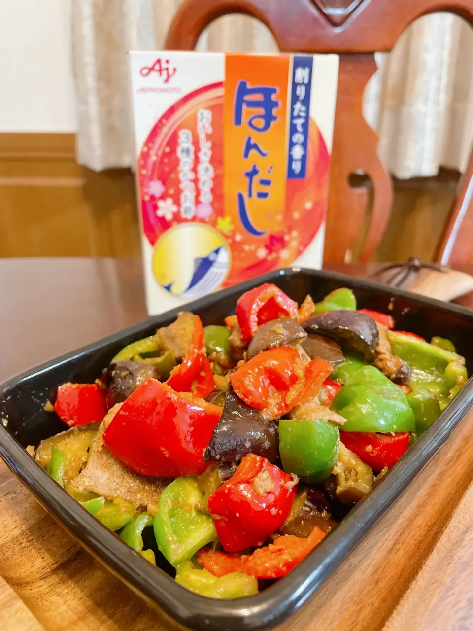 Snapdishの料理写真:夏野菜の胡麻味噌炒め|m’chinさん