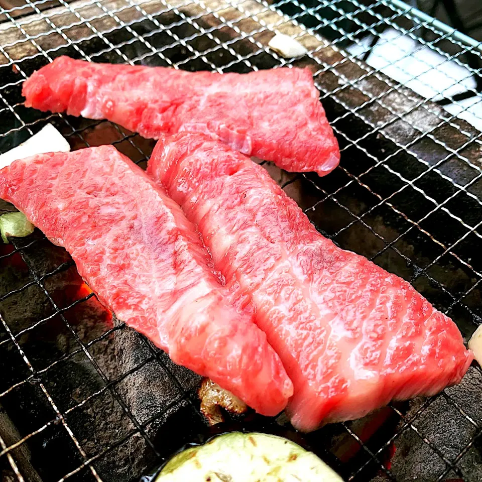 Snapdishの料理写真:七輪BBQ焼肉|かずみさん