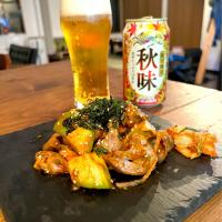 鷄レバーとアボカドのコチュジャン和え