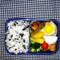 Snapdishの料理写真:がっつりなお弁当|すぽっくさん