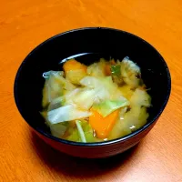 Snapdishの料理写真:冷やし味噌汁★初|えっこさん