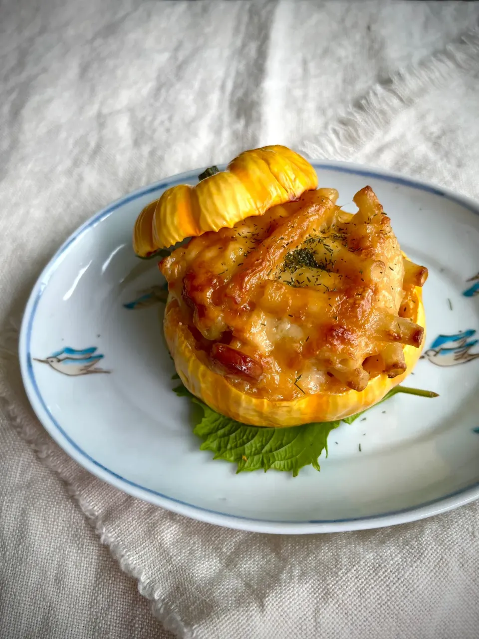 玉ねぎ麹のカボチャグラタン|しろくまさん