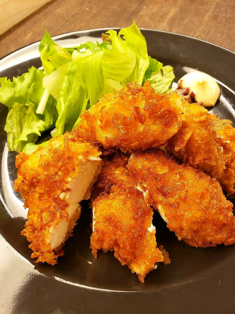 鶏ササミのコーンフレーク揚げ|まいこさん