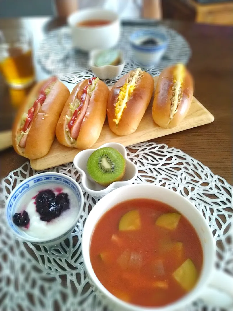 朝ごはん🌄！|まめころさん