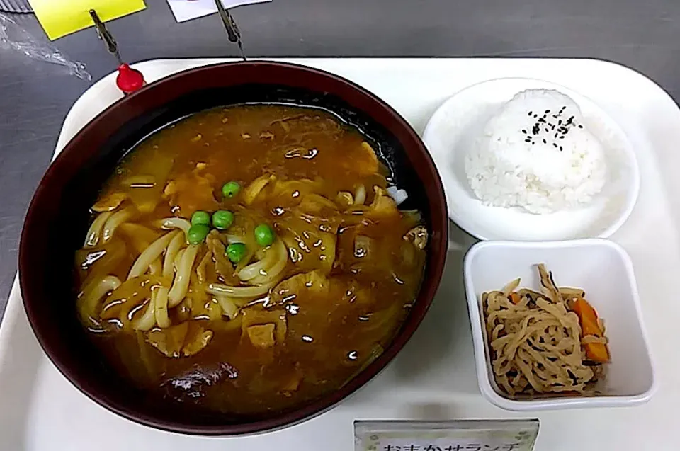 カレー南蛮うどん・おにぎりセット|nyama1さん