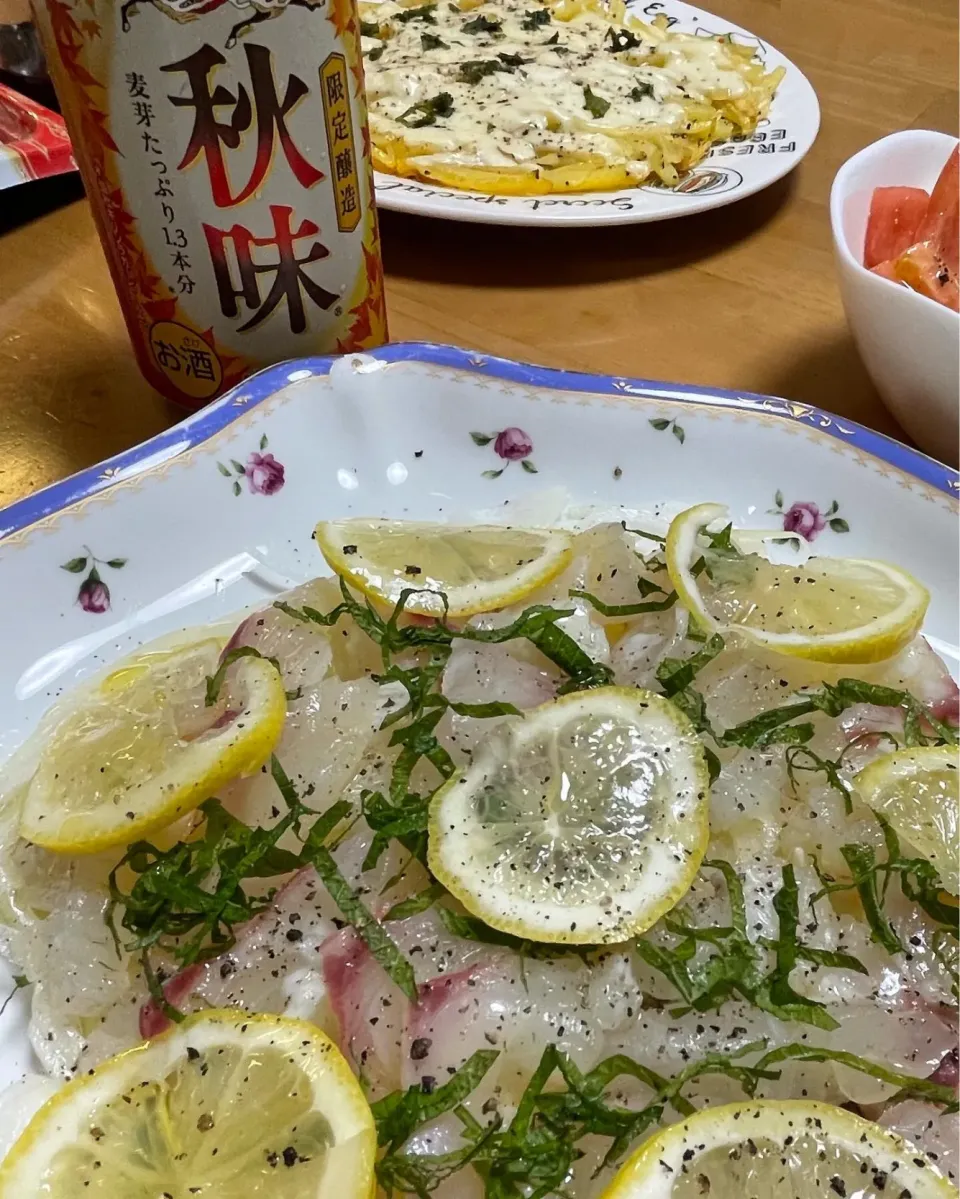 ㊗️おめでとう、仙台育英🎉　　甲子園優勝のお祝いを愛南の真鯛で💖　その１|Yu Yu mamaさん