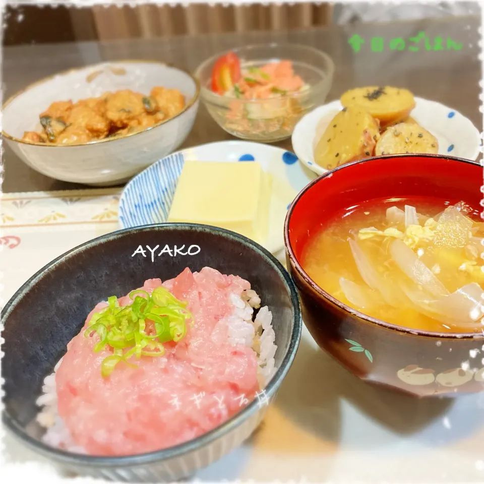 Snapdishの料理写真:ネギとろ丼|亜矢子さん