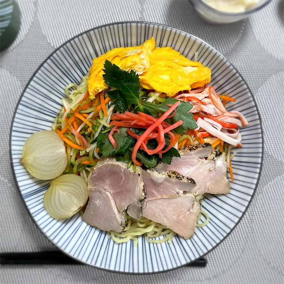 Snapdishの料理写真:あるもの冷やし中華|morimi32さん