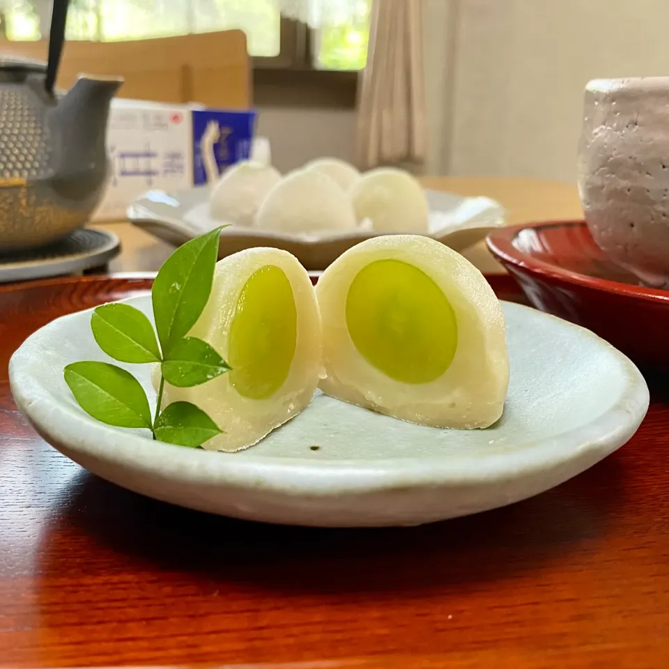 糀甘酒でシャインマスカット大福|sakurakoさん