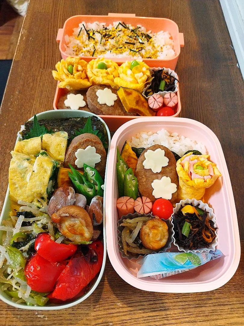 ３人弁当|ゆきこさん