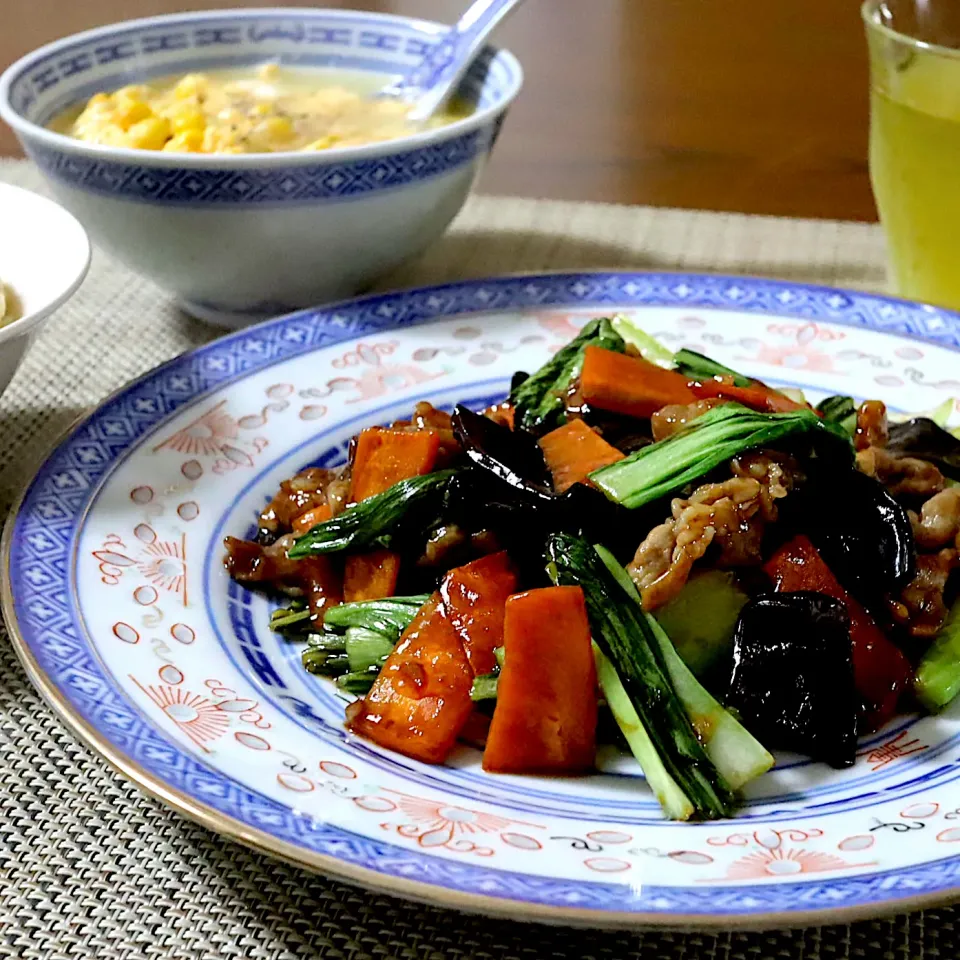 肉野菜炒め定食|かおるさん