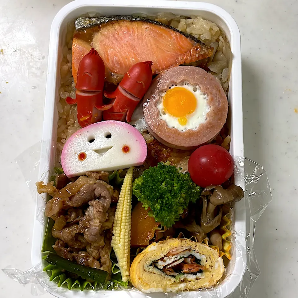 Snapdishの料理写真:2022年8月25日　オレ弁当♪|クッキングおやぢさん