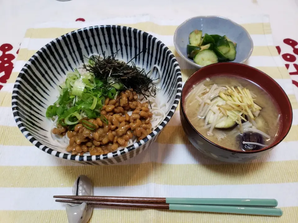 ひとり暮らしの夜ご飯
納豆そば|keeijnsさん