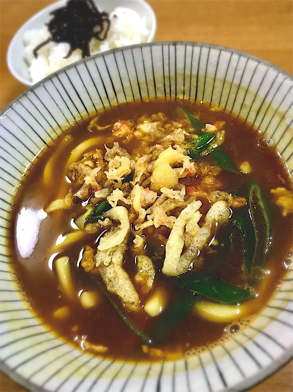 Snapdishの料理写真:天ぷらカレーうどん|deekay71さん