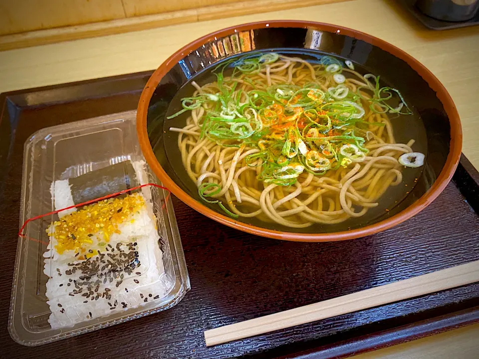 朝ご飯のそば定食|にゃあ（芸名）さん