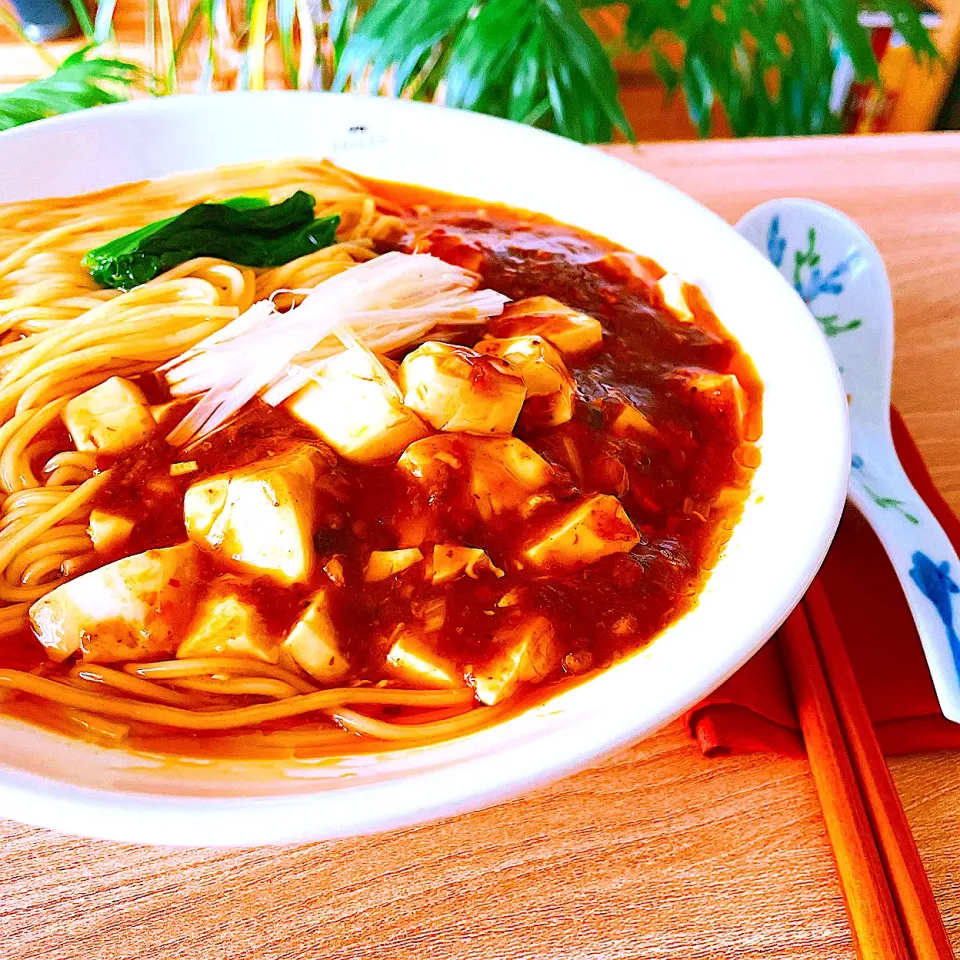 ピリ辛　🍜麻婆豆腐ラーメン|Sの食卓さん