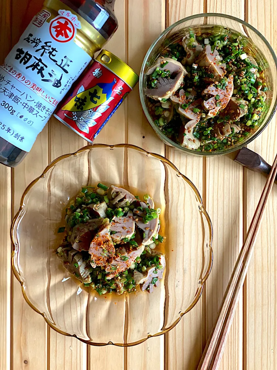 🌿🍺🥢たっぷりねぎの砂肝ポン酢しょうゆ|ゆきぽん@ゆきの家飲み料理さん