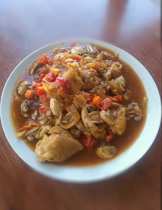 oyster sauce mushroom chicken|Putu Restikaさん