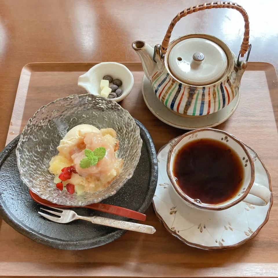 あげバナナのバニラアイス添え🍌|ちゃみこさん