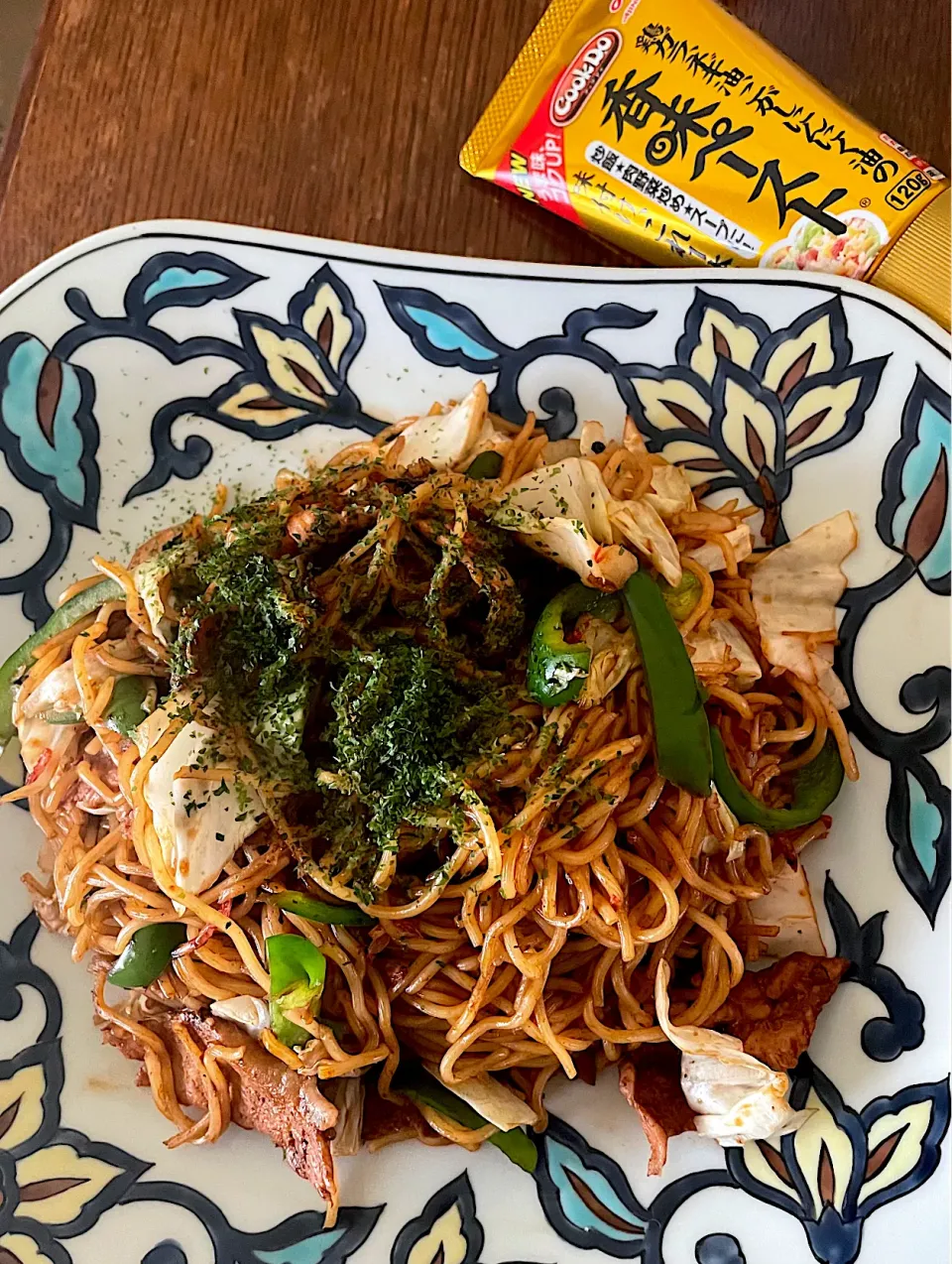 ブランチ♯焼きそば♯香味ペースト|小松菜さん