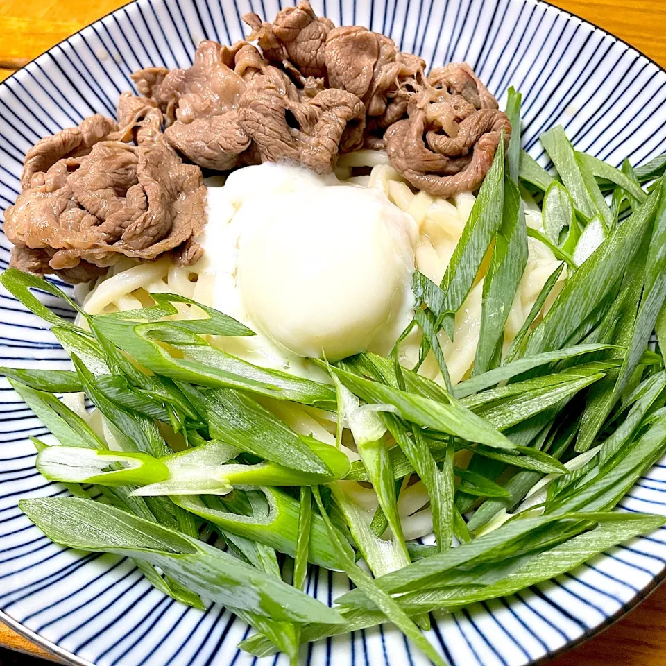 温玉肉ぶっかけうどん|海鼠さん